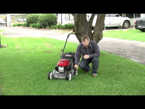 How to mow a lawn